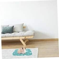 POPETPOP 8 Pcs Pet Pee Pad Wee Pads For Dogs Large Dog Pee Pads Washable Dog Pee Pad Dog Mat Non Dog Mats Dog Mat For Food And Water Pet Pee Mat Urinal Pad Pee Pads For Pet Grey Small Pet -Zoo Shop 41T6xdw5JpL