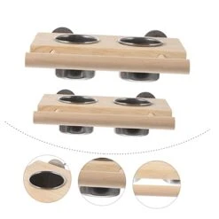 EVANEM 2pcs Bird Toy Bird Accessories Hamster Accessories Hanging Parrot Bowl Bird Cage Plastic Cup Water Bird Cup Parrot Water Cup Pet Feeder Parrot Food Cups To Feed Water Cup Wood 11 EVANEM 2pcs Bird Toy Bird Accessories Hamster Accessories Hanging Parrot Bowl Bird Cage Plastic Cup Water Bird Cup Parrot Water Cup Pet Feeder Parrot Food Cups To Feed Water Cup Wood -Zoo Shop 41T7231amWL