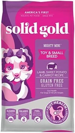 Solid Gold Mighty Mini Small Breed Dog Food - Dry Dog Food For Any Toy Breed - For Gut Health & Sensitive Stomach Support - Digestive Probiotics For Dogs - Grain & Gluten Free Recipe 28 Solid Gold Mighty Mini Small Breed Dog Food - Dry Dog Food For Any Toy Breed - For Gut Health & Sensitive Stomach Support - Digestive Probiotics For Dogs - Grain & Gluten Free Recipe -Zoo Shop 41TMr1OA9L. AC