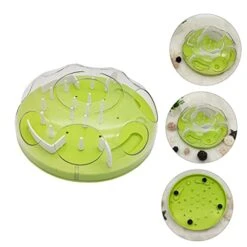 POPETPOP Cat Anti Choking Toy Doll Playsets Chew Toys Puppy Puzzle Small Puppy Toys Cat Puzzle Bowl Interactive Cat Food Bowl Cat Training Plaything Pet Cat Slow Feeding Toy Cat Maze Feeder -Zoo Shop 41TTaOKm52L