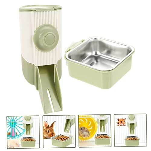 1 Set Steel Green Reusable Cat Automatic Pigs Bowls Rat Food Dog Accessories Hamster Rabbits Bottle Animal Pet Ferrets Parrots Hanging Cats Container Nuts Cage Feeder Household 4 1 Set Steel Green Reusable Cat Automatic Pigs Bowls Rat Food Dog Accessories Hamster Rabbits Bottle Animal Pet Ferrets Parrots Hanging Cats Container Nuts Cage Feeder Household - Image 2