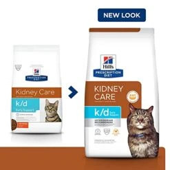 Hill's Prescription Diet K/d Early Support Kidney Care Chicken Flavor Dry Cat Food, Veterinary Diet, 4 Lb. Bag -Zoo Shop 41TmbwoojVL
