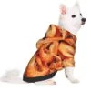 Shrimp Pattern Sea Food Pet Dog Costume Pets Wear Hoodies Fall Cloth Sweaters Sweatshirts Jacket Pullover -Zoo Shop 41Tq9QMg1NL