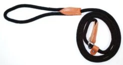 Hamilton 3/8" X 6' London Quick Lead And Choke Collar For Dogs, Black