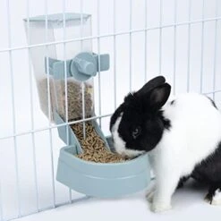 RUBYHOME Pets Food Hanging Bowl For Crates & Cages Hanging Pet Cage Feeder For Small Animals Cats Puppies Ferrets Rabbit Automatic Feeder -Zoo Shop 41U0hKl8XSL