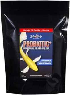 Blue Ridge Fish Food [5lb], Probiotic Plus 3/16" Floating Pellet, Koi And Goldfish -Zoo Shop 41U41 9Hd5L. AC