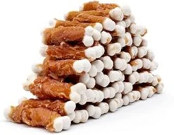 MON2SUN Dog Treats, Chicken Wrapped Calcium Dog Bones Without Rawhide, 2.3 Inch Training Treats For Teeth Cleaning And Fresh Breath, Dog Chews For Puppy And Small Dogs (56 Count - Pack Of 1) -Zoo Shop 41U57O7l7jL. AC