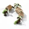 Buck Bone Organics Elk Antler Cotton Rope Chew Toy (Large/Jumbo) -Zoo Shop 41UCcrdtCLL