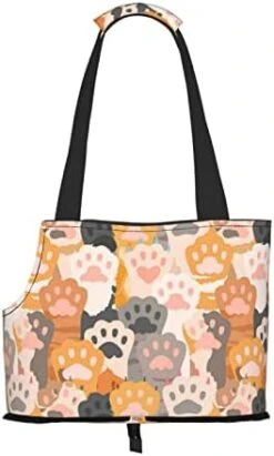 Small Dog Carrier Purse Tote Bag, Portable Small Dog/Cat Carrier With Safety Tether, Pet Carrier Tote For Subway/Shopping/Hiking/Traveling, Compatible With Funny Hamburger Food 26 Small Dog Carrier Purse Tote Bag, Portable Small Dog/Cat Carrier With Safety Tether, Pet Carrier Tote For Subway/Shopping/Hiking/Traveling, Compatible With Funny Hamburger Food -Zoo Shop 41UDSIf7oNL. AC