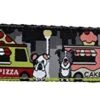 3 Dirty Dawgz Adjustable 1" Cute Bulldog Border Collie Adorable Trendy Fast Food Trucks Taco Pizza Cupcake Dog Collars For Medium Large And X-Large Dogs (Medium 1" Adjustable (14"-22" Neck)) -Zoo Shop 41UJpJ6J0QL