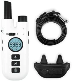 A Fable Remote Training 2-in-1 Bark & Auto Anti-bark Collar, Beep/Vibrate/Shock-3 Training Modes, 2600Ft Dog Training Collar With Adjustable Intensity & Security Lock & Waterproof & Rechargeable -Zoo Shop 41UUnei36zL. AC