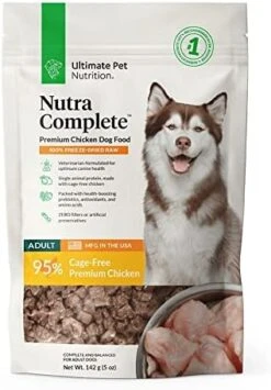 ULTIMATE PET NUTRITION Nutra Complete, 100% Freeze Dried Veterinarian Formulated Raw Dog Food With Antioxidants Prebiotics And Amino Acids, (Beef, 5 OZ) 21 ULTIMATE PET NUTRITION Nutra Complete, 100% Freeze Dried Veterinarian Formulated Raw Dog Food With Antioxidants Prebiotics And Amino Acids, (Beef, 5 OZ) -Zoo Shop 41UfeUAR6TL. AC