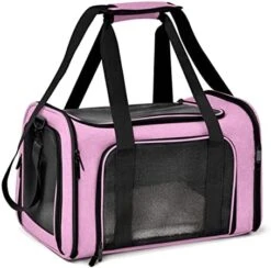 LEFEDA Dog Backpack Cat Transport Bag Pet Transport Bag Travel Bags Carrier For Cats Dog Accessories Pet Backpack Carrier (Color : Pink, Size : 50x34x34cm) 27 LEFEDA Dog Backpack Cat Transport Bag Pet Transport Bag Travel Bags Carrier For Cats Dog Accessories Pet Backpack Carrier (Color : Pink, Size : 50x34x34cm) -Zoo Shop 41UvDPHGTjL. AC 1