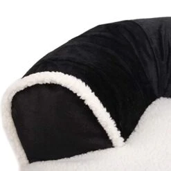 Big Incisors Dog Mat Indestructible, Luxury Comfortable Pet Sofa Warm Soft Velvet Large Dog Bed Puppy House Kennel Cozy Cat Nest Sleepping Mat Cushion Pet Bedding-Black-82x60x17cm -Zoo Shop 41UwfEfzi1L 1