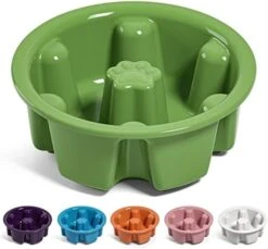 LE TAUCI PET Ceramic Dog Bowl, 2.6 Cups Dog Water Bowl, Weighted Dog Food Bowl Dish For Small Medium Breed, Fit For Dog Bowl Stand With Hole Opening Between 5.75" - 6.25" 21 LE TAUCI PET Ceramic Dog Bowl, 2.6 Cups Dog Water Bowl, Weighted Dog Food Bowl Dish For Small Medium Breed, Fit For Dog Bowl Stand With Hole Opening Between 5.75" - 6.25" -Zoo Shop 41VBR6lz5BL. AC