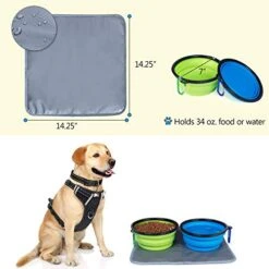 Teamoy Dog Travel Backpack Pet Supplies Tote Bag Weekend Dog Backpack, Airline Approved Tote Organizer For Dogs And Cats With Multi-Function Pockets, Gray -Zoo Shop 41VCbQ56YQL