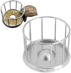 Tnfeeon Reptile Stainless Steel Food Dish Tortoise Feeding Basin Round Railing Shape Tortoise Dish Water Tray Pet Supplies For Home Vivarium Pet Store 16 Tnfeeon Reptile Stainless Steel Food Dish Tortoise Feeding Basin Round Railing Shape Tortoise Dish Water Tray Pet Supplies For Home Vivarium Pet Store -Zoo Shop 41VMvW1I67L. AC