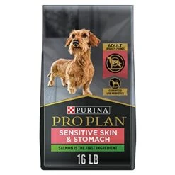 Purina Pro Plan Sensitive Skin And Sensitive Stomach Small Breed Dog Food, Salmon & Rice Formula - 16 Lb. Bag