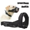 Barkless Dog Muzzle, Soft Padded Comfy Muzzle For Biting And Chewing, Adjustable Muzzle For Small, Medium, Large Dogs Corgi Labrador, Allows Drinking And Panting -Zoo Shop 41VavRW95XL