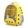 LEFEDA Backpack With Window Portable Outdoor Travel Bag For Cat Dog Transparent Pet Backpack Carrier (Color : Yellow) -Zoo Shop 41Vf1V17LqL