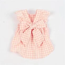 Spring And Summer Small Dog Clothing Yorkshire Skirt Puppy Shirt Pet Clothing Thin Pet Skirt Puppy Plaid Skirt A3 M -Zoo Shop 41VgBdlUeyL. AC 1