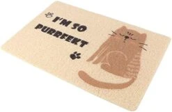 Outdoor Mats Cat Litter Mat, Cat Pad Cat Food Feeding Mat Pet Cushion Cat Litter Pad Washable Dog Cat Mat For Litter Boxes， Grey Cat Pattern Electric Litter Box -Zoo Shop 41VgyRE7XZL. AC