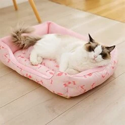 MEIYITIAN Cat Litter Dog Litter Summer Ice-Cold Mat Cool Litter Cooling Heat Dissipation Waterproof Scratch-Proof Cool Breathable Cartoon Pet Supplies -Zoo Shop 41Vi5HP0a1L