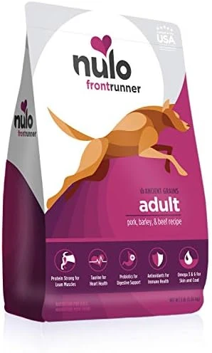 Nulo Frontrunner All Breed Adult Dry Dog Food, Premium All Natural Dog Kibble, Made With Ancient Grains Promote Fullness With Healthy Digestive Aid BC30 Probiotic & Antioxidants For Immune Health 11 Nulo Frontrunner All Breed Adult Dry Dog Food, Premium All Natural Dog Kibble, Made With Ancient Grains Promote Fullness With Healthy Digestive Aid BC30 Probiotic & Antioxidants For Immune Health - Image 9