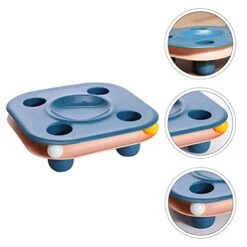 POPETPOP Spill Proof Dog Bowl Spill Proof Dog Bowl Catnip Toy Cat Food Bowl Track Toy With Exercise Kitten Toy Funny Cat Teaser Toy Spill Proof Dog Bowl Catnip Toy Catnip Toy -Zoo Shop 41VpX89Cp9S