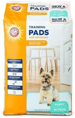 Arm & Hammer For Dogs Training Pads For Stay-at-Home Dogs | New & Improved Super Absorbent, Leak-Proof, Odor Control Quilted Dog Training Pads With Baking Soda | 75 Count Wee Wee Pads,White 23 Arm & Hammer For Dogs Training Pads For Stay-at-Home Dogs | New & Improved Super Absorbent, Leak-Proof, Odor Control Quilted Dog Training Pads With Baking Soda | 75 Count Wee Wee Pads,White -Zoo Shop 41Vpq5kdlQL. AC