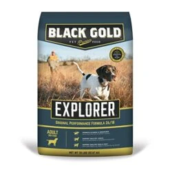 Black Gold Explorer Dry Dog Food For Adult Dogs, Original Performance 26/18 Formula, 50 Lb Bag