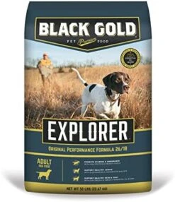 Black Gold Explorer Dry Dog Food For Adult Dogs, Original Performance 26/18 Formula, 15 Lb Bag -Zoo Shop 41WfPbPMB5L. AC