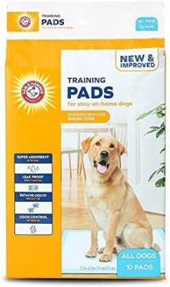 Arm & Hammer For Dogs Training Pads For Stay-at-Home Dogs | New & Improved Super Absorbent, Leak-Proof, Odor Control Quilted Dog Training Pads With Baking Soda | 75 Count Wee Wee Pads,White 26 Arm & Hammer For Dogs Training Pads For Stay-at-Home Dogs | New & Improved Super Absorbent, Leak-Proof, Odor Control Quilted Dog Training Pads With Baking Soda | 75 Count Wee Wee Pads,White -Zoo Shop 41Wt3pnzW8S. AC