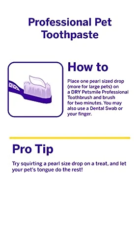 Petsmile Professional Pet Toothpaste | Cat & Dog Dental Care | Controls Plaque, Tartar, & Bad Breath | Only VOHC Accepted Toothpaste | Teeth Cleaning Pet Supplies (London Broil, 4.2 Oz) 7 Petsmile Professional Pet Toothpaste | Cat & Dog Dental Care | Controls Plaque, Tartar, & Bad Breath | Only VOHC Accepted Toothpaste | Teeth Cleaning Pet Supplies (London Broil, 4.2 Oz) - Image 5