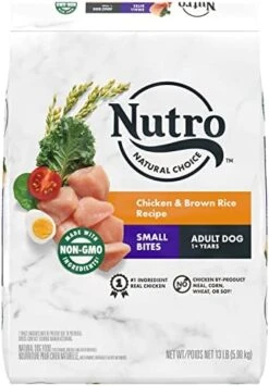 Nutro Natural Choice Adult Small Bites Dry Dog Food, Chicken & Brown Rice Recipe Dog Kibble, 13 Lb. Bag -Zoo Shop 41X Ar1TRL. AC