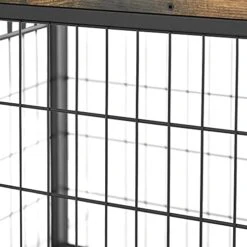 Furniture Dog Cage, Wooden Pet Kennels, Indoor Decorative End Table For Medium/Small Dog, Waterproof Chew-Resistant Dog House, Rustic Brownn -Zoo Shop 41XchLhp5DL