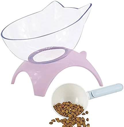 Double Dog Cat Bowls Anti Vomiting, Elevated Cat Food Water Bowls With 15° Tilted Raised Stand Pet Feeder Bowl For Cats And Small Dogs 9 Double Dog Cat Bowls Anti Vomiting, Elevated Cat Food Water Bowls With 15° Tilted Raised Stand Pet Feeder Bowl For Cats And Small Dogs - Image 7