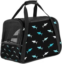 Pet Carrier Japanese Cuisine Sushi Octopus Sashimi Seafoods Pattern Soft-Sided Pet Travel Carriers For Cats,Dogs Puppy Comfort Portable Foldable Pet Bag Airline Approved -Zoo Shop 41Xs77x4HaS. AC