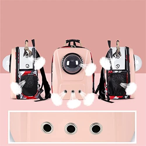 LEFEDA Space Capsule Astronaut Pet Cat Backpack Bubble Window For Kitty Puppy Chihuahua Small Dog Carrier Crate Outdoor Travel Bag Cave Pet Backpack Carrier (Color : Green) 6 LEFEDA Space Capsule Astronaut Pet Cat Backpack Bubble Window For Kitty Puppy Chihuahua Small Dog Carrier Crate Outdoor Travel Bag Cave Pet Backpack Carrier (Color : Green) - Image 4