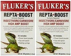 Fluker's 2 Pack Of Repta+Boost Insectivore And Carnivore High Amp Boost