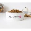 GENERIC Personalized Pink Dog Paw Print Pet Name Bowl, Ceramic Pet Food Bowl, Gift For Pets, Available In 2 Sizes -Zoo Shop 41Xxy0QYQ8L