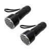 GRABOTE UV Flashlight 395nm LED Blacklight, 1 Switch Mode Lighting Effect Design Flashlights, 2 Pack Mini Flashlights Show Pets Urine Strains, Food Stains On Carpet Furniture Floor -Zoo Shop 41Y41sfETZL