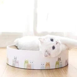 Yliping Cat Scratching Plate Claws Corrugated Paper Cat Litter Wear Cat Claw Board Cat Supplies Cat Toys (Size : B(L)) -Zoo Shop 41YCywALcL. AC