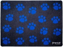 Cat Feeding Mat By Americat For Cat Food & Water Bowls – Machine Washable, Waterproof, No-Slip & Made In USA Cat Placemat – Protect Floors From Messy Eaters & Drinkers – 16 X 12 Inches (Cats) -Zoo Shop 41YF3xJywdL. AC