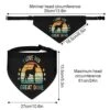 GENERIC Great Dane Pattern Pet Bandana Collar - Scarf Collar - Art Dog Bandana Minimal Head Cicumference -Zoo Shop 41YG6wkVDuL