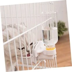 Ipetboom 3pcs Rabbit Automatic Cup Cage Feeder Tool Bowls Supplies Bird Dog Plastic Feeder- Cat Pigeon Bowl- Dogs Cats And Hanging Accessories Portable Bottle - Small Drinking Food -Zoo Shop 41YUGCB1GZL