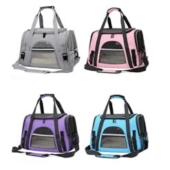 LEFEDA Transport Cat Carrier Bags Pet Bag With Locking Safety Zippers Breathable Foldable Cat Backpack For Pet Dog Cat Bag Portable Pet Backpack Carrier (Color : Blue) 16 LEFEDA Transport Cat Carrier Bags Pet Bag With Locking Safety Zippers Breathable Foldable Cat Backpack For Pet Dog Cat Bag Portable Pet Backpack Carrier (Color : Blue) -Zoo Shop 41YUxoYrdfL