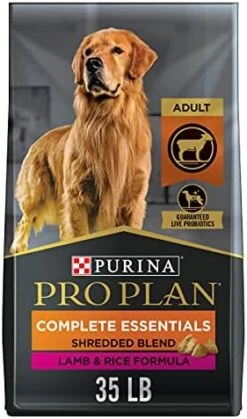 Purina Pro Plan High Protein Dog Food With Probiotics For Dogs, Shredded Blend Salmon & Rice Formula - 5 Lb. Bag -Zoo Shop 41YY92cSjdS. AC