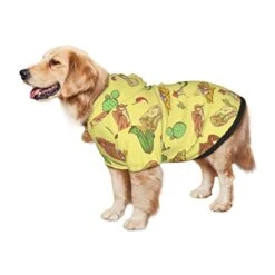 Large Dog Hoodie Cactus-and-Taco-Mexican-Food Pet Clothes Sweater With Hat Soft Cat Outfit Coat Small -Zoo Shop 41Yfl2xpJNL 1