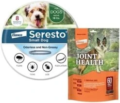 Seresto Small Dog Vet-Recommended Flea & Tick Treatment & Prevention Collar For Dogs Under 18 Lbs. | 8 Months Protection -Zoo Shop 41YjnzcJrEL. AC